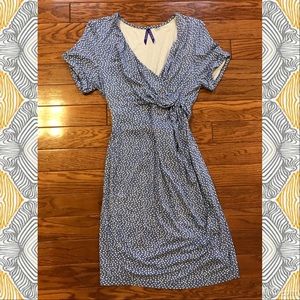 Seraphine Baby Blue Polka Dot Maternity Dress